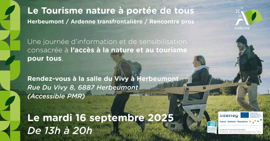 Bandeau évènement tourisme nature à la portée de tous.